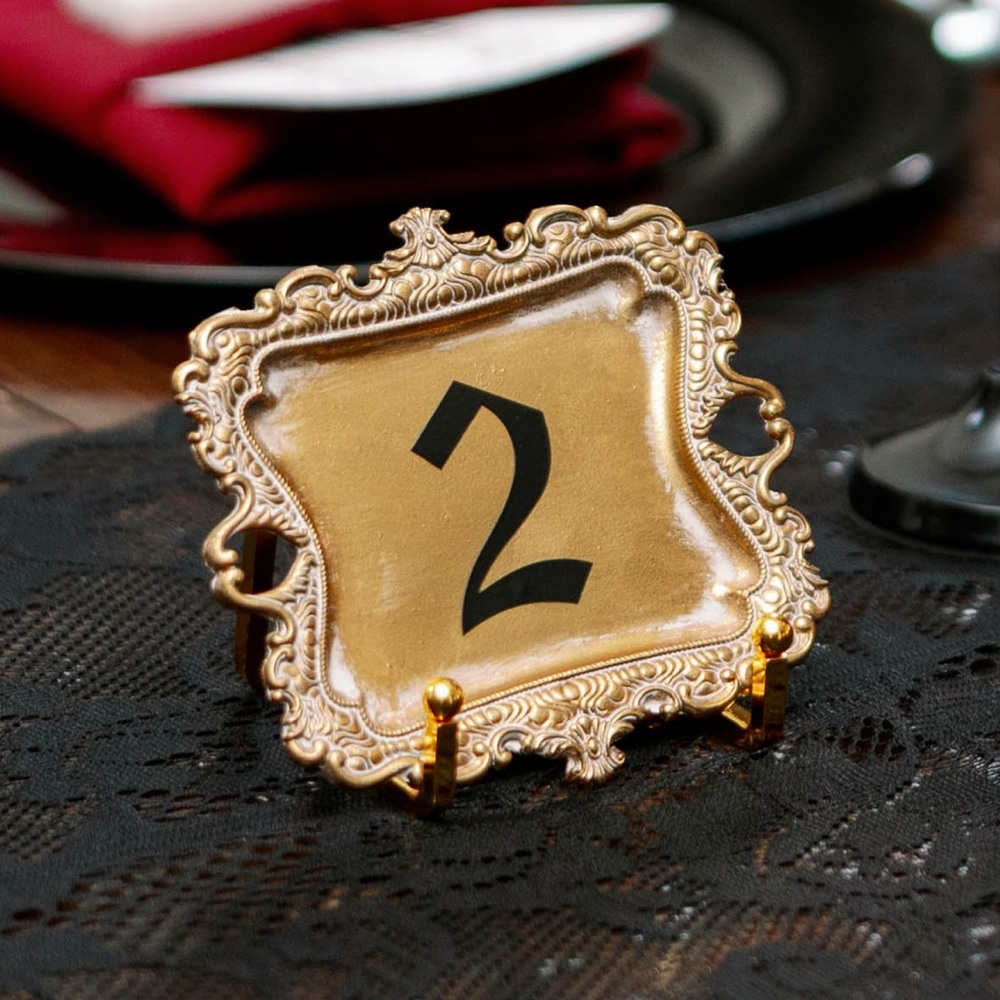 (1-12) Wedding / Event Vintage Table Numbers